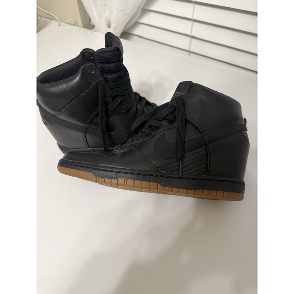 Nike Shoes - Nike Dunk Sky Hi Essential Black Gum Hidden Wedge Shoe 644877-014 Women Size 9.5